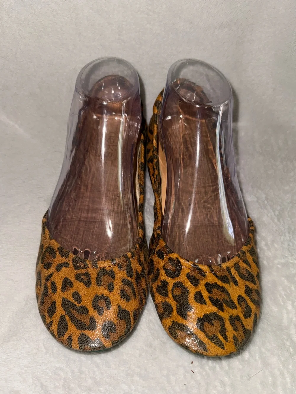 Tieks Leopard Print Ballet Flats - Brown & Black